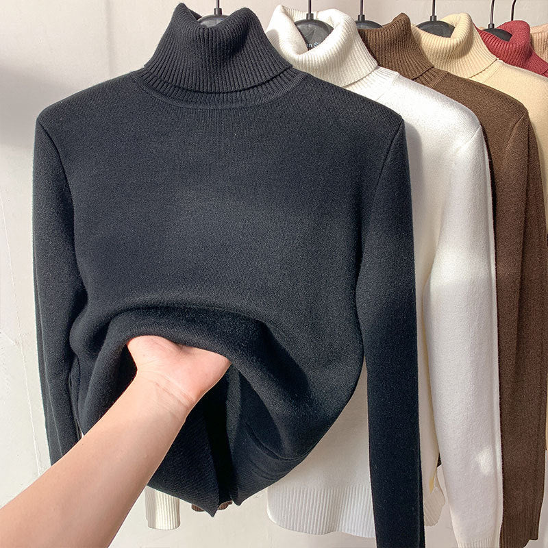 Turtle Neck  Knitted Sweater